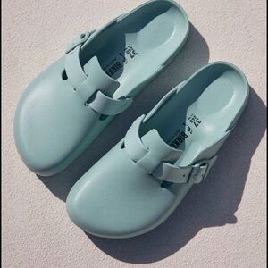 Birkenstock Boston Essentials Eva clog in surf green Women’s Sz 40/9